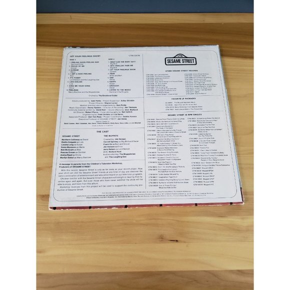 1977 Sesame Street Let Your Feelings Show 33 1/2 LP Vinyl - Picture 2 of 5